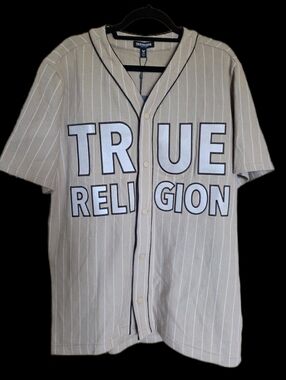 💛 57. True Religion Men's Baseball Jersey